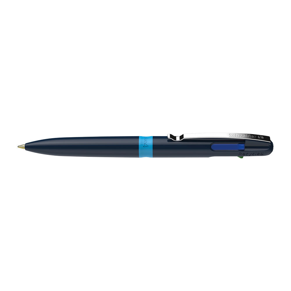 Take 4 Multi 4- Color Ballpoint Pen M, Box of 10 units - Blue