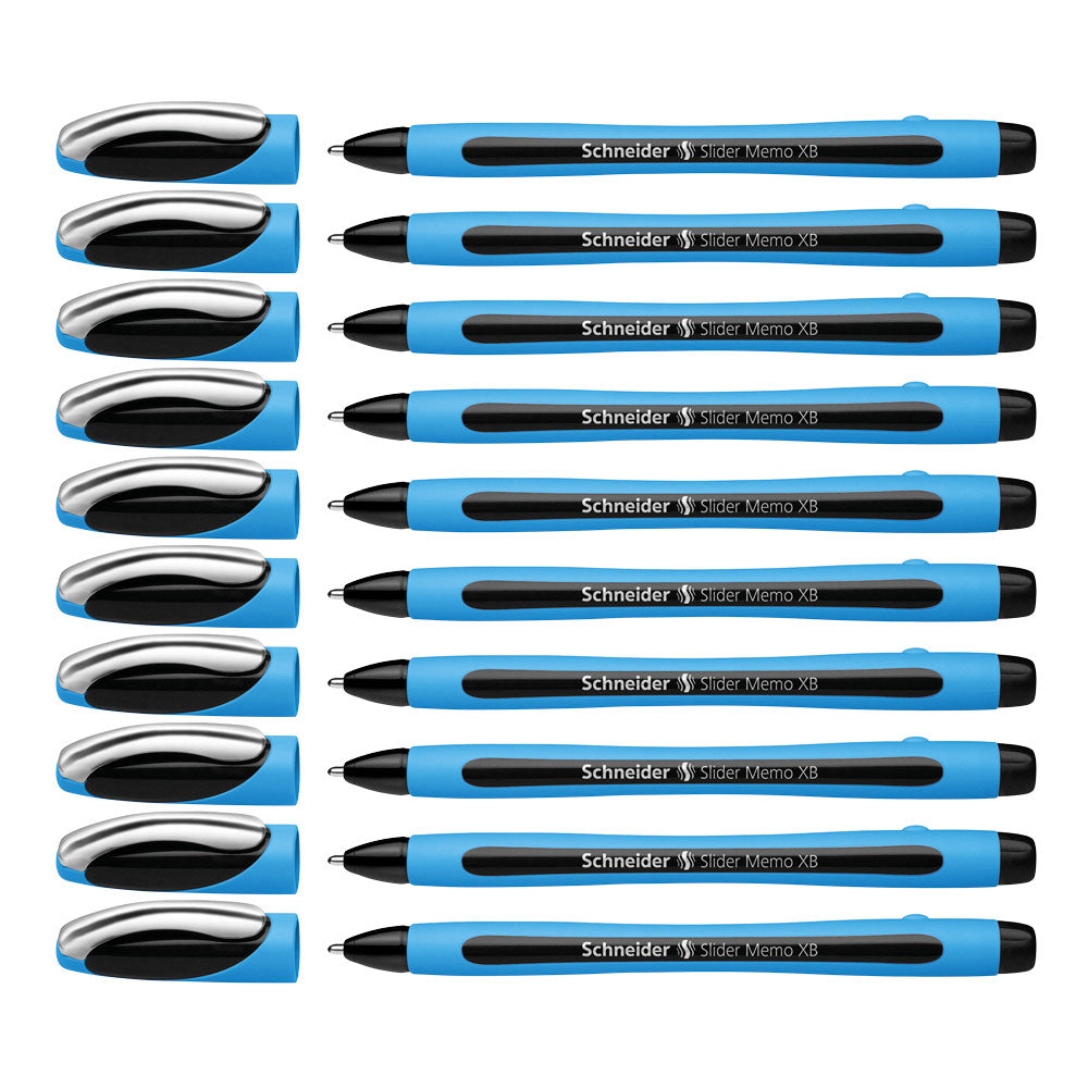 Memo Ballpoint Pen XB, Box of 10#ink-color_black