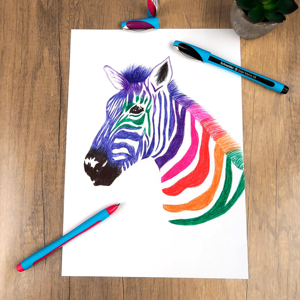 Memo Ballpoint Pen XB, Box of 10#ink-color_black