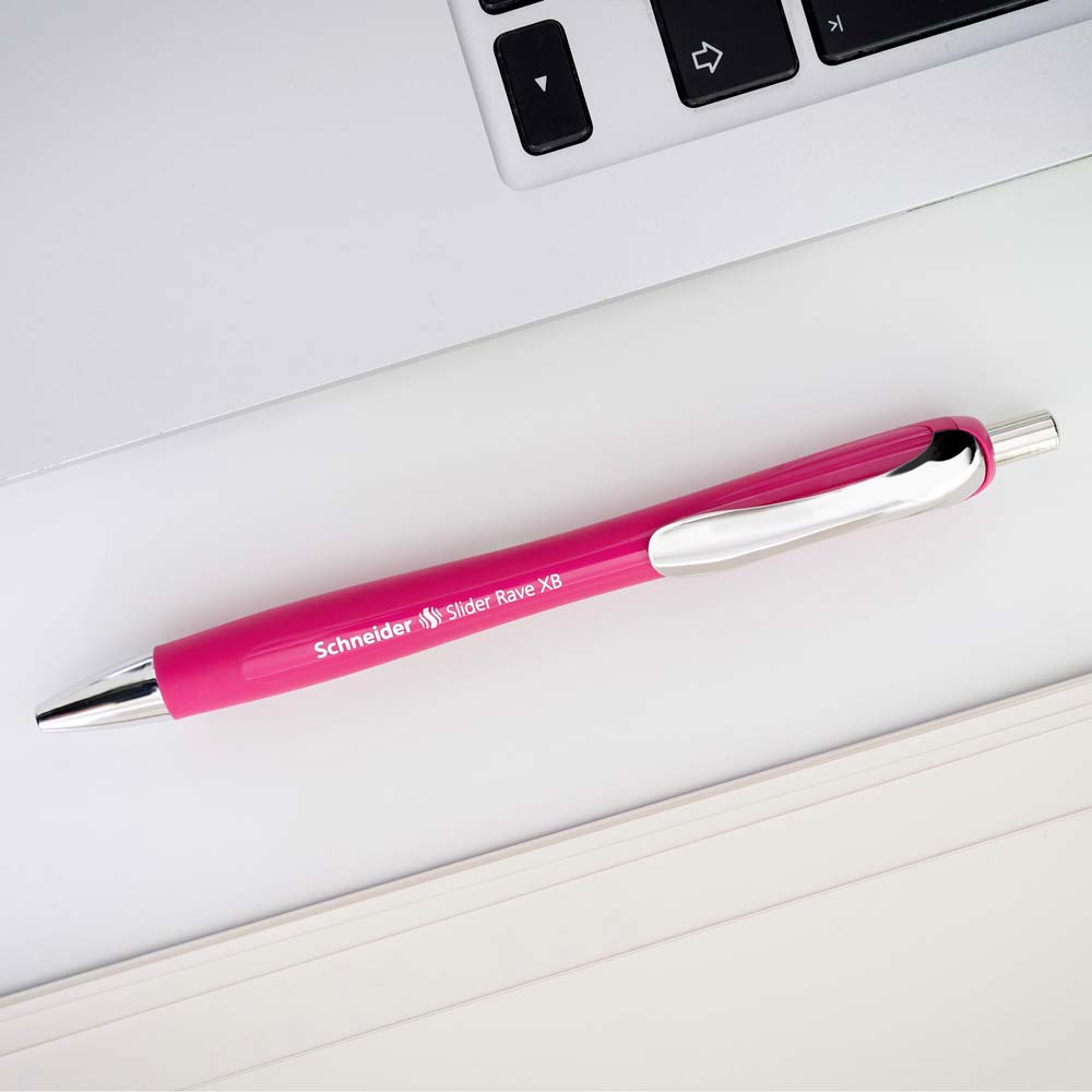 Schneider Rave Ballpoint Pen XB#color_power-pink