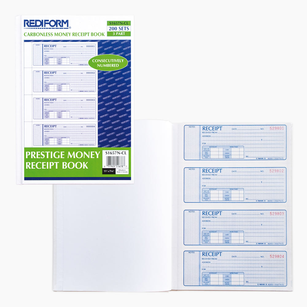 Money Receipt Book S1657NCL