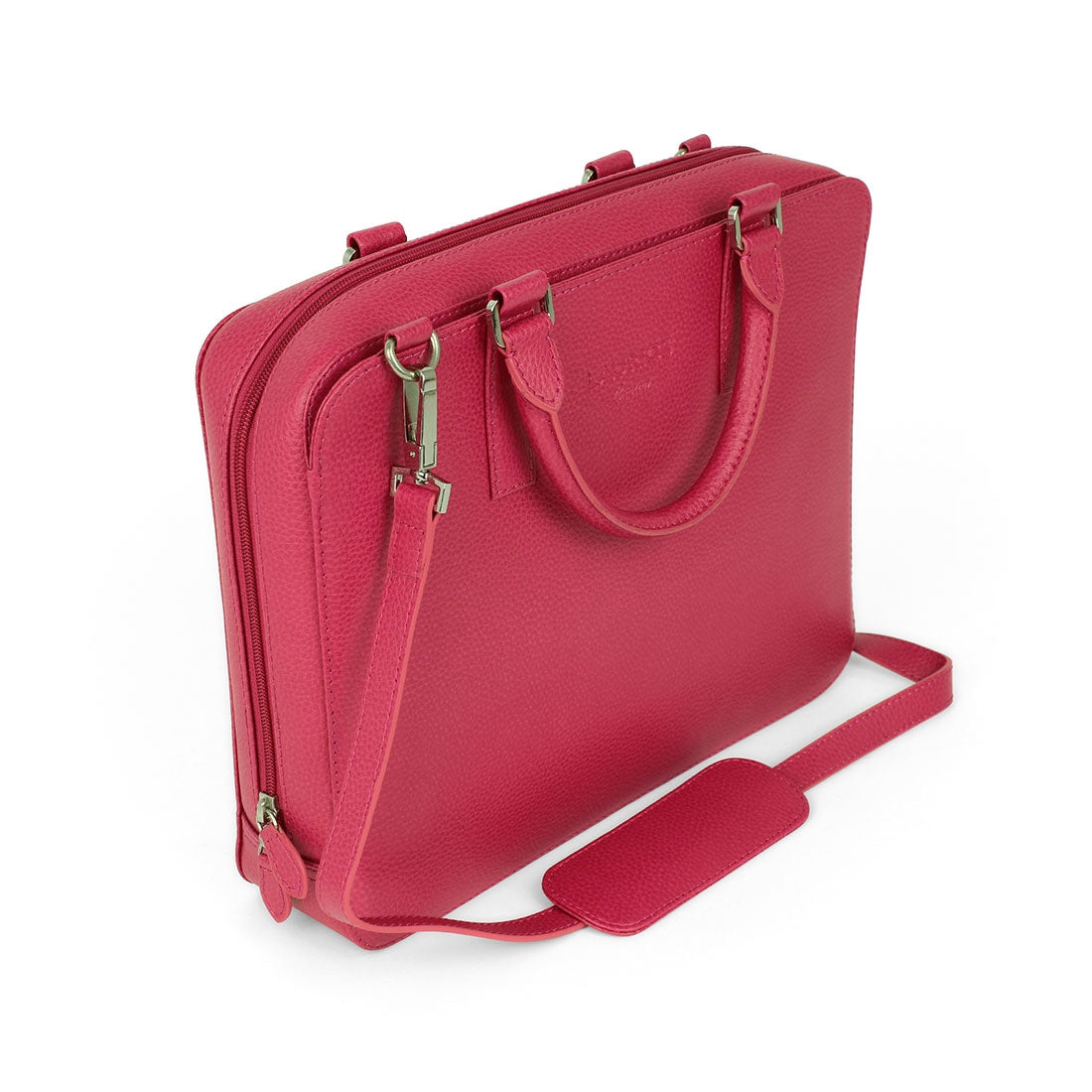 Small Laptop Briefcase - Fuchsia#color_laurige-fuchsia