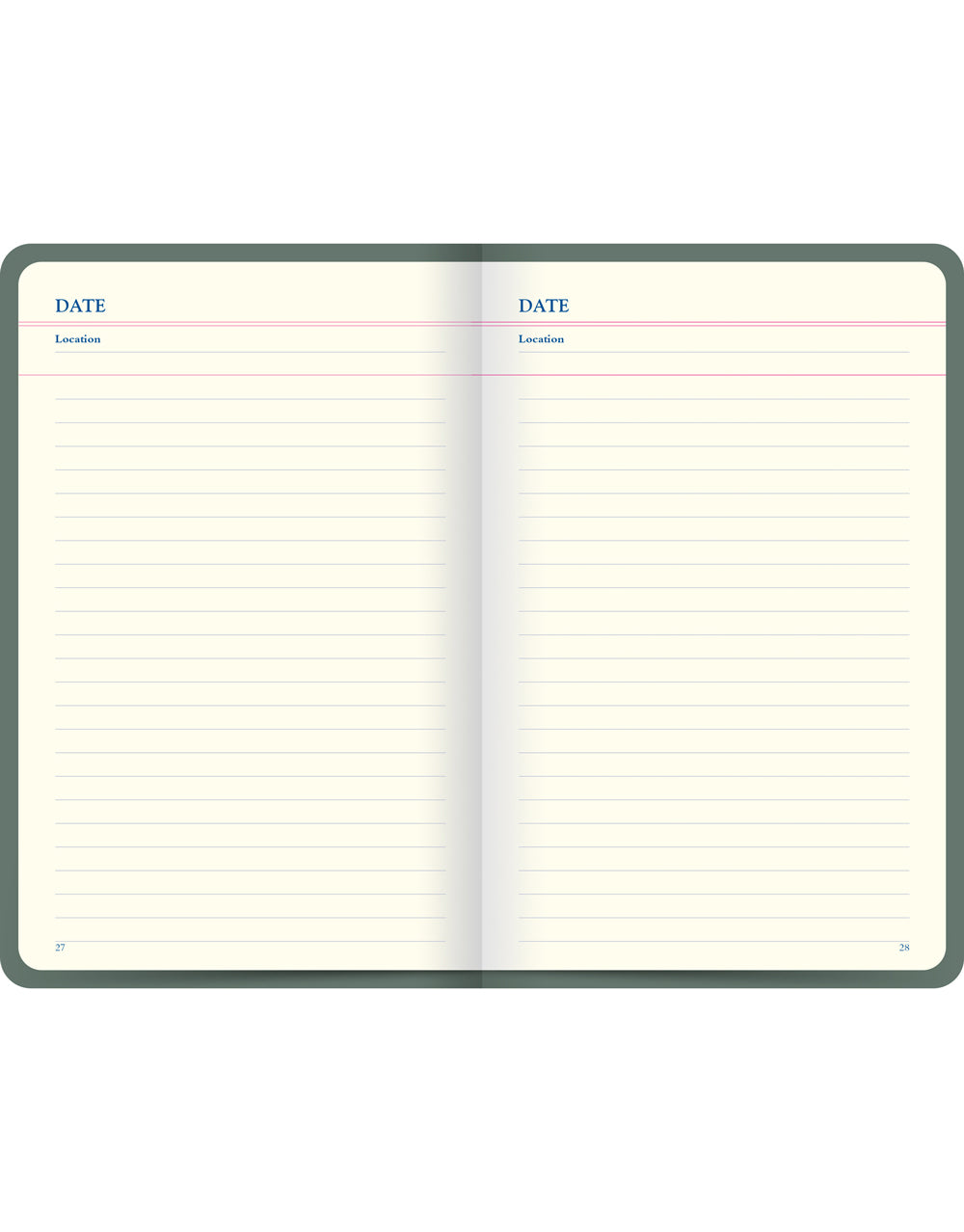 Icon Book Travel Journal Green#color_icon-green