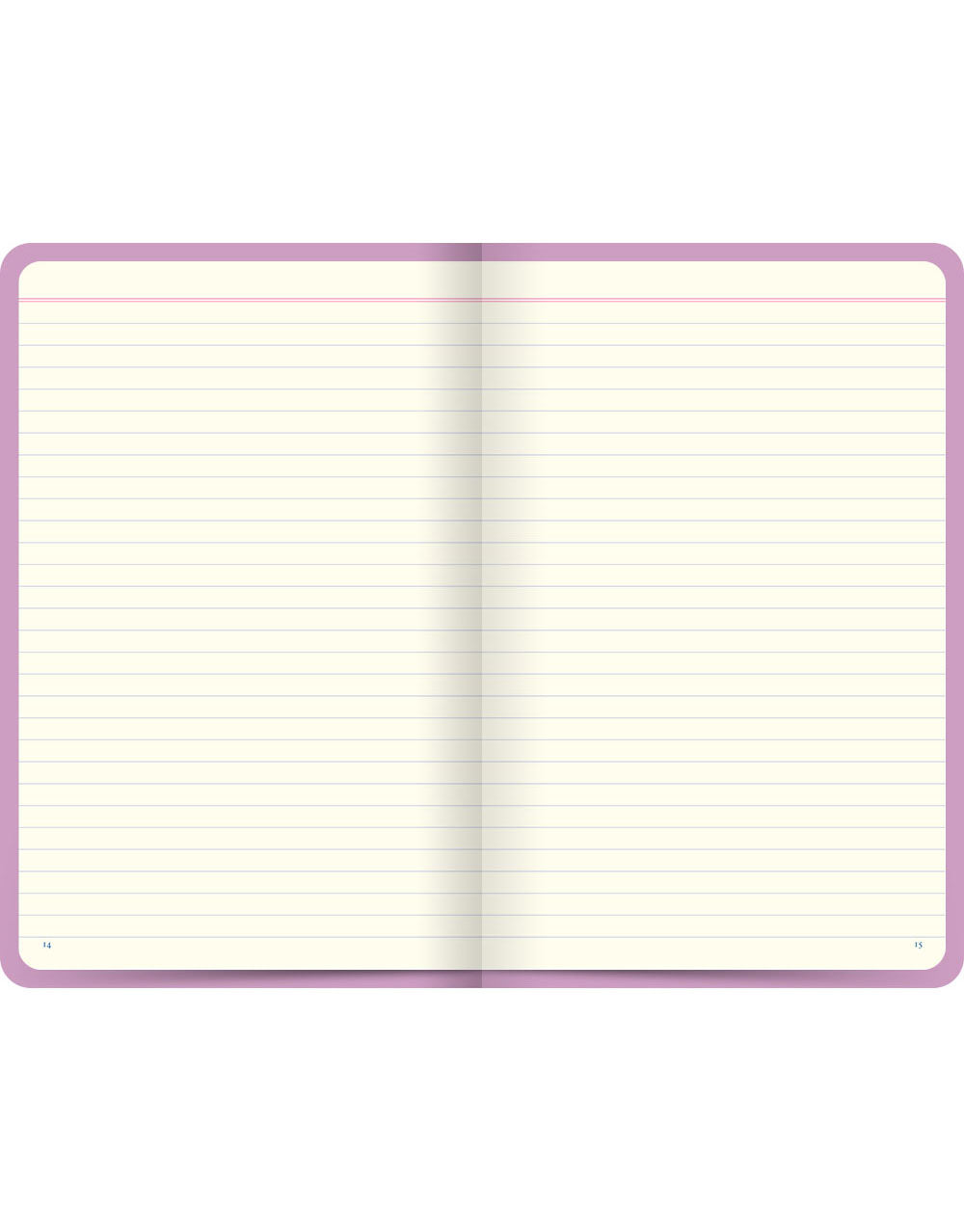 Icon Book Ruled Notebook Pink#color_icon-pink