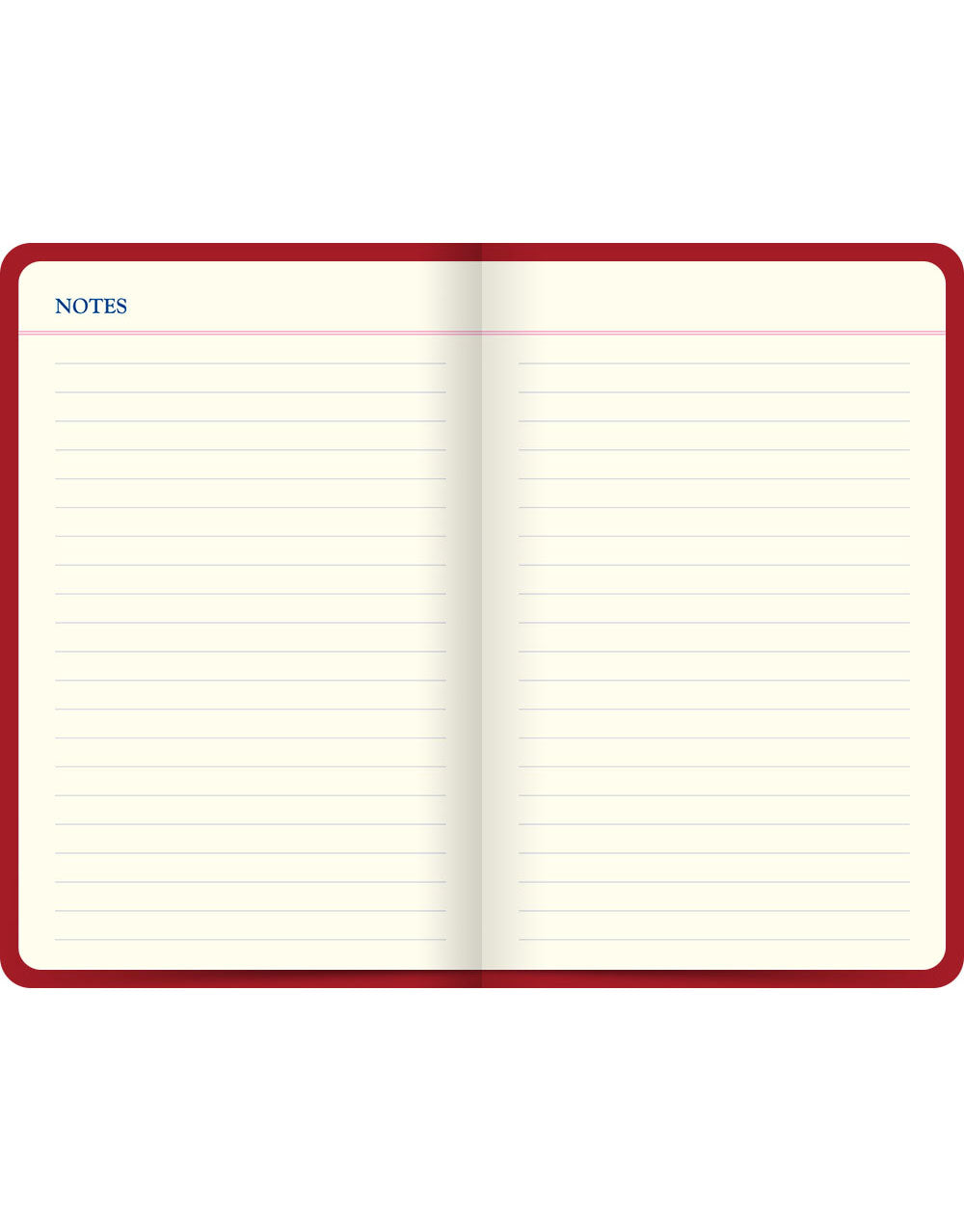 Icon Book Perpetual Diary Red#color_red