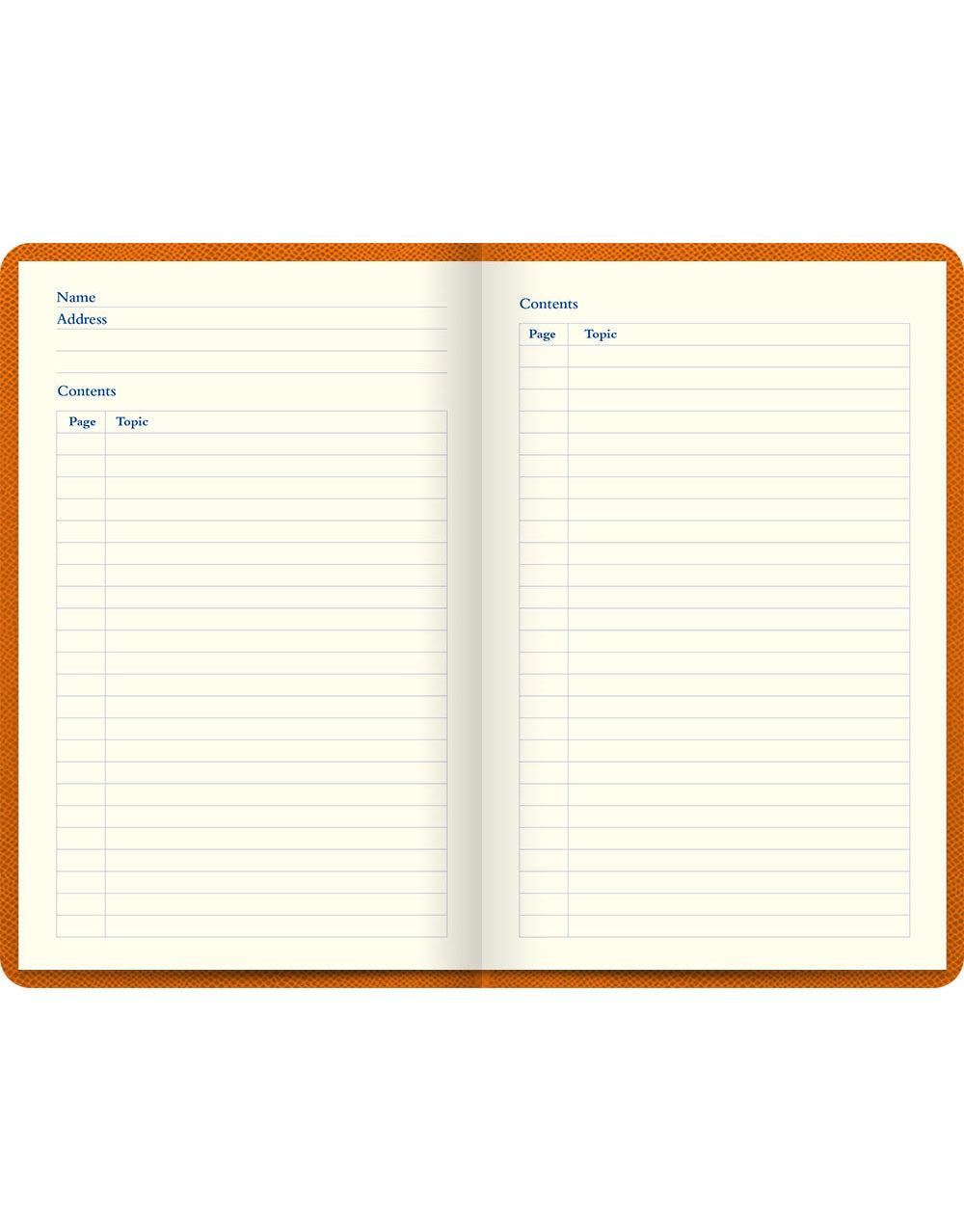 Legacy Book Ruled Notebook Orange#color_orange