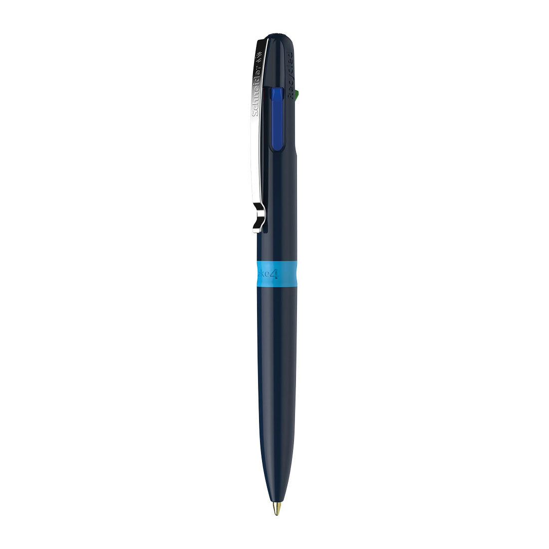 Take 4 Multi 4- Color Ballpoint Pen M, Box of 10 units - Blue