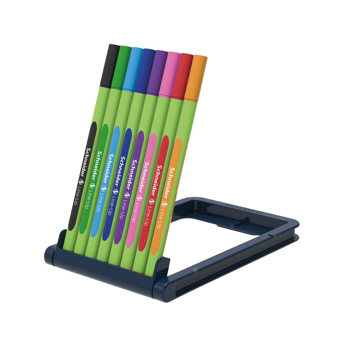 Line-Up Fineliners 0.4mm with Case stand, 8 pieces