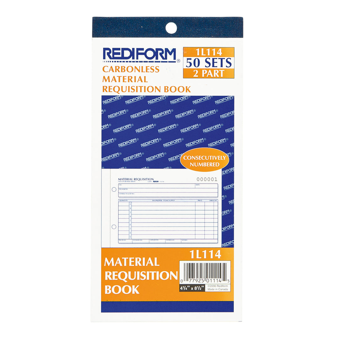 Material Requisition Book - Rediform