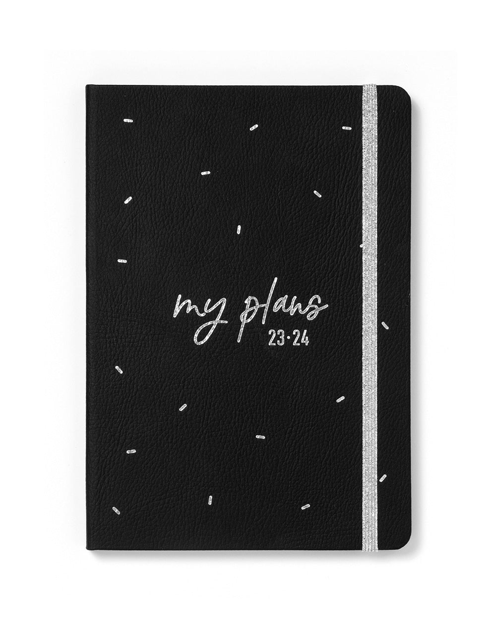 Joy A5 Week to View Planner 2023-2024 - Multilanguage - Black - Letts of London#color_black