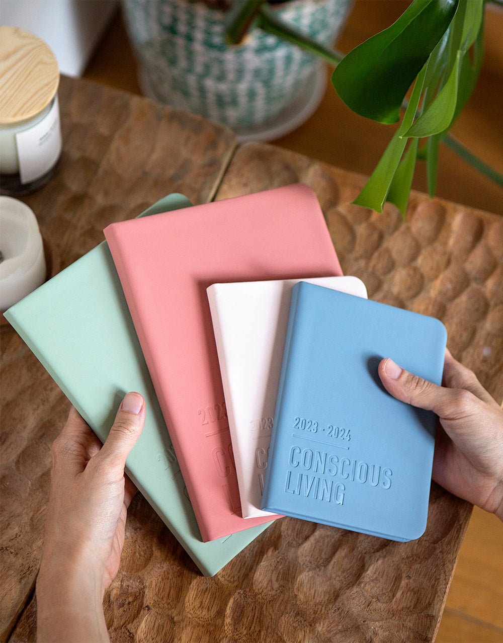 Conscious A5 Week to View Planner 2023-2024 - Multilanguage - Sage - Letts of London#color_conscious-sage