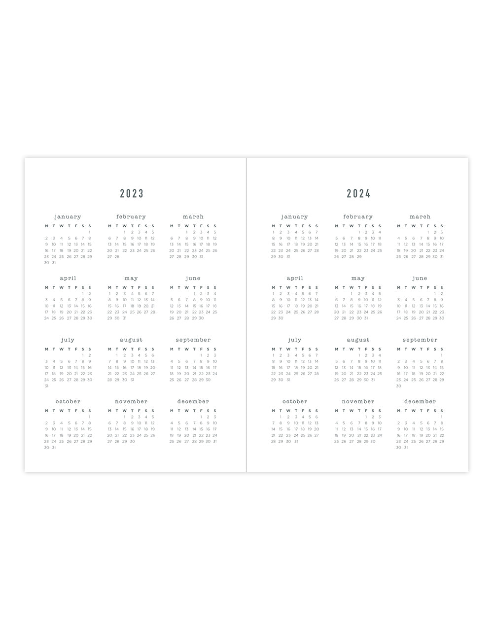 Conscious A5 Week to View Planner 2023-2024 - Multilanguage - Clay - Letts of London#color_clay