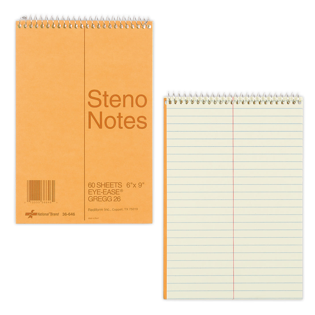 Brown Board Steno Notebook 36646