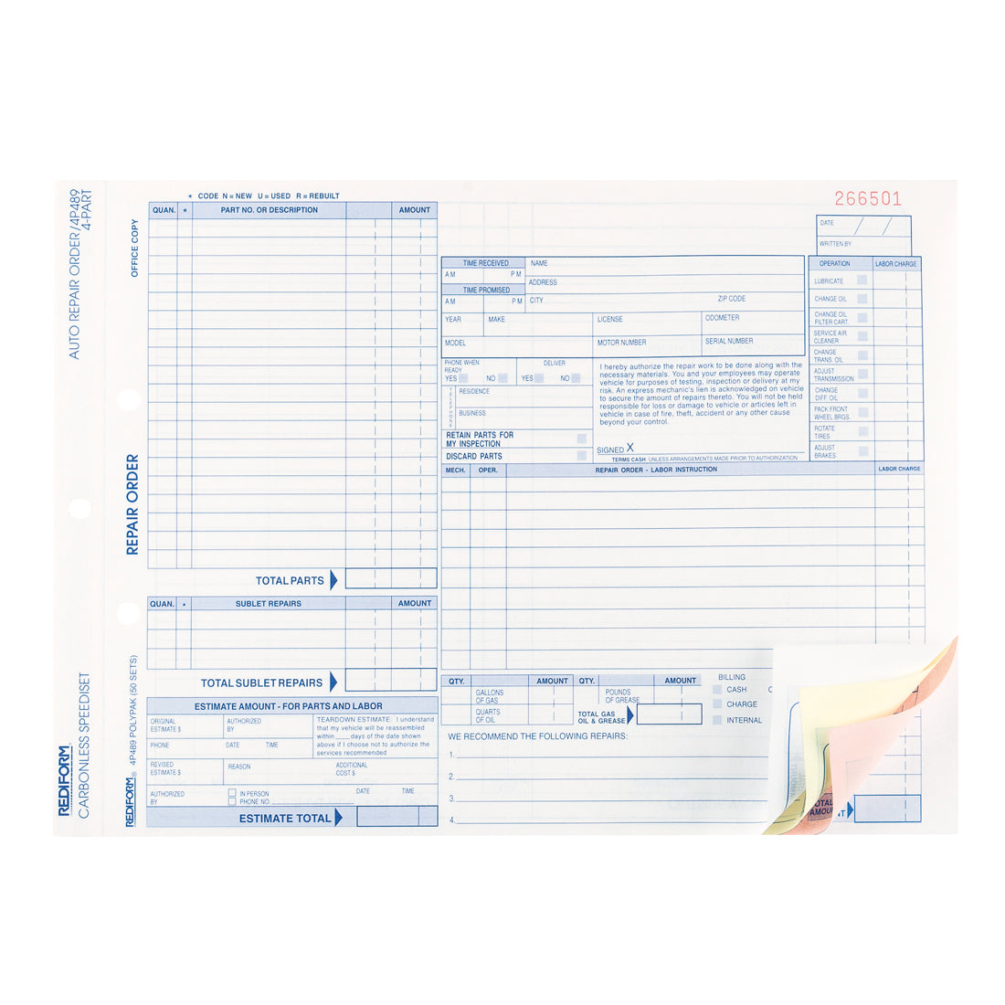 Repair Orders – Rediform