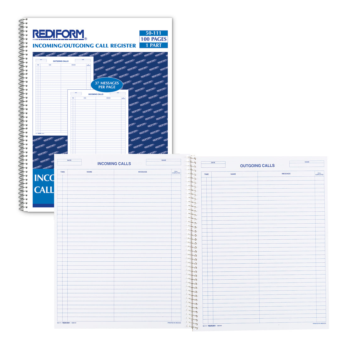 Incoming/Outgoing Call Register Book - Rediform