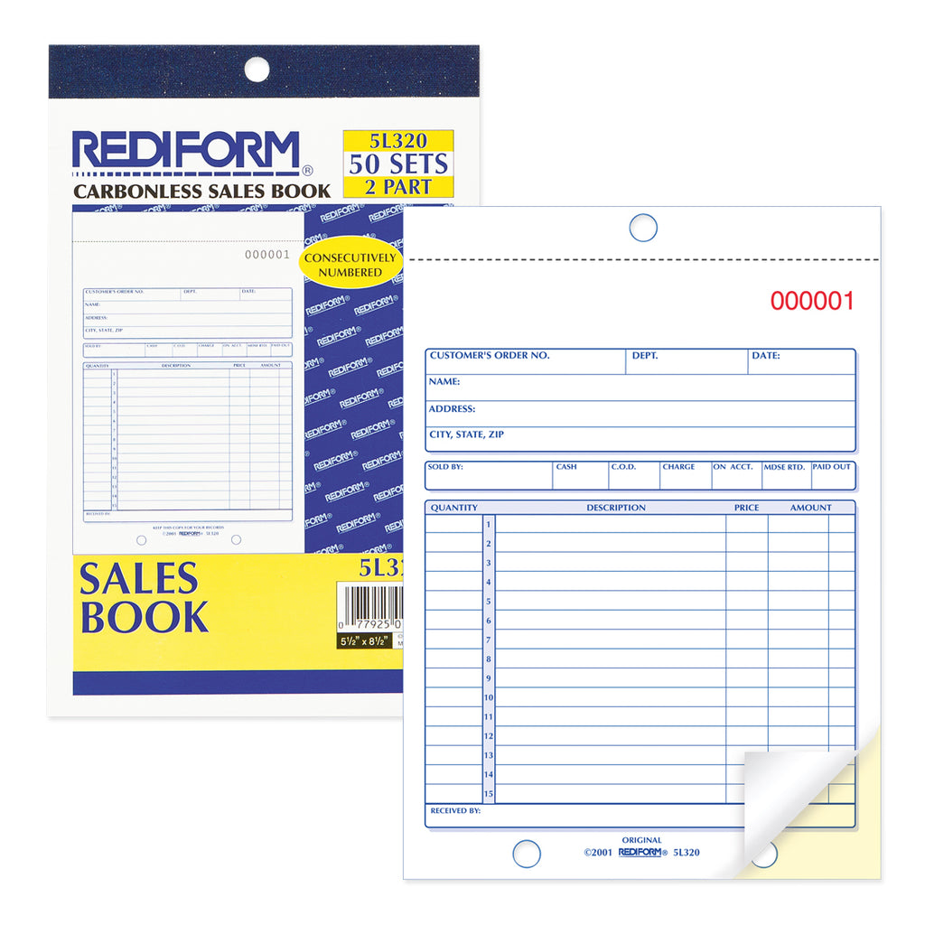 Sales Book 5L320