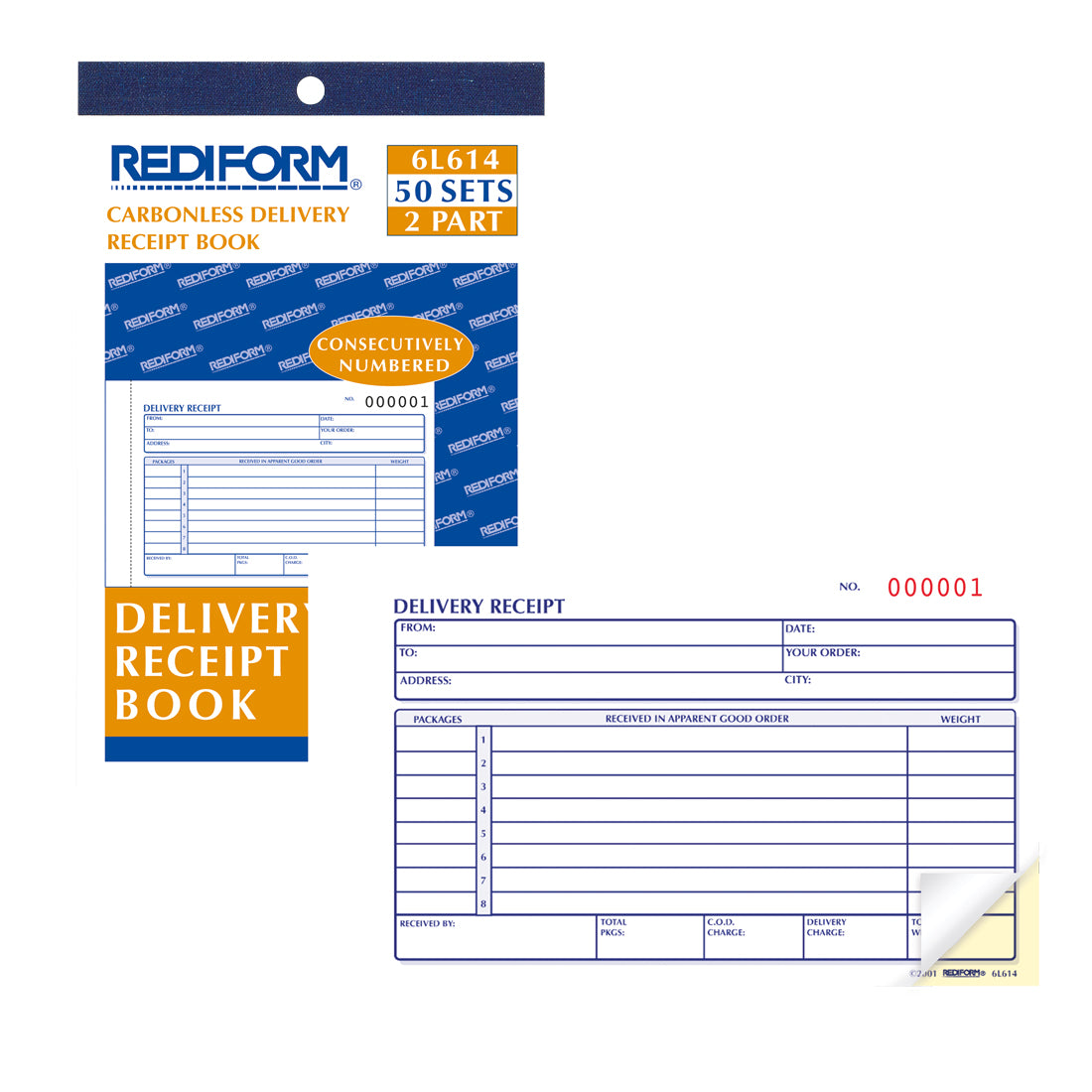 Delivery Receipt Book 6L614