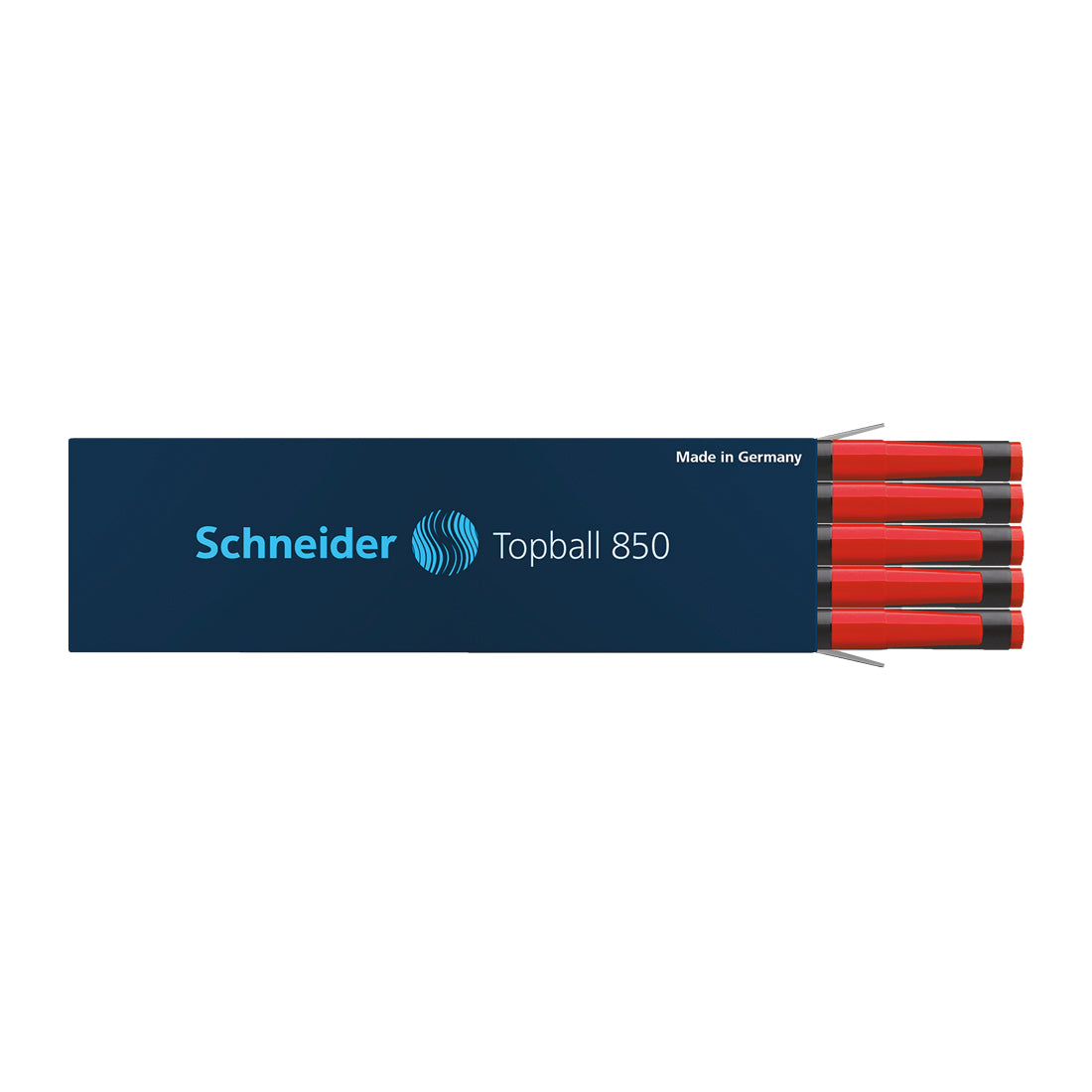 Topball 850 Rollerball Refill 0.5mm, Box of 10#ink-color_red
