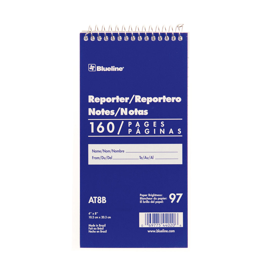 Reporter Note Pad AT8B