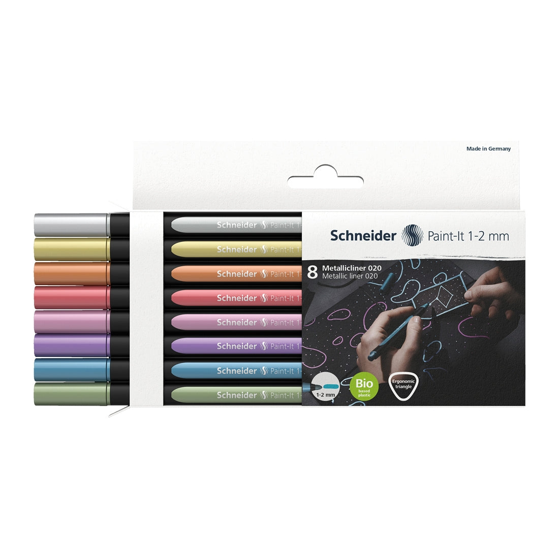 Paint-It 310 Acrylic Markers 2mm, Wallet 6 pieces - Assorted at Rediform